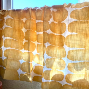 Paneles de cortinas modernas amarillas cortinas de mediados | Etsy