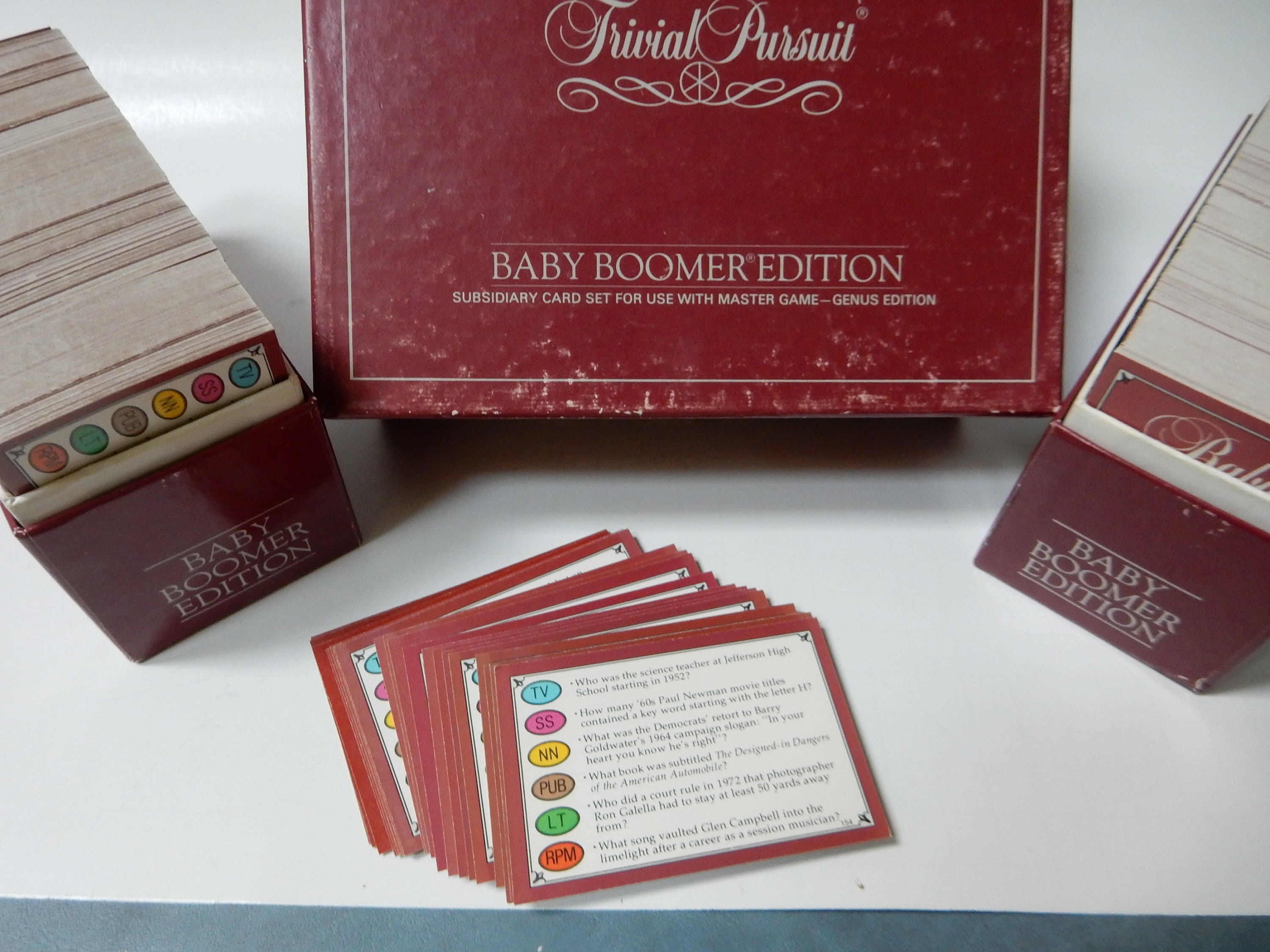 Trivial Pursuit Replacement Cards 250 Young Players Edition Refill Expansion 