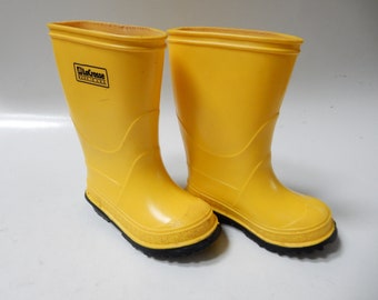 Toddler Sized Yellow LaCrosse Boots