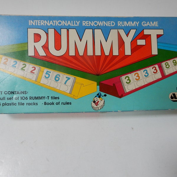 Rummy-T/Rummikub Game