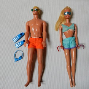 Malibu Suntan Barbie And Ken Etsy