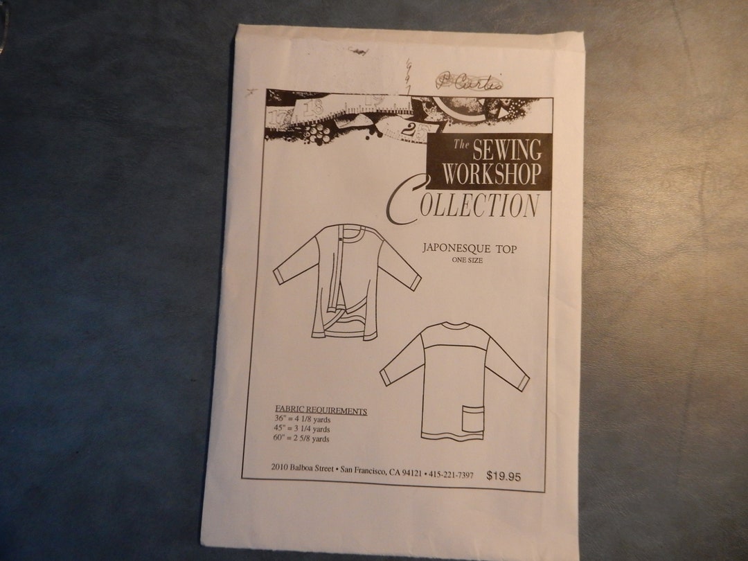 Japonesque Top Pattern by the Sewing Collection Etsy