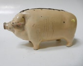 Cast Iron Pig Bank