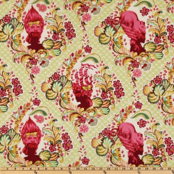 Tula Pink Parisville Cameo Sprout Rare OOP 1 yard Fabric