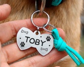 bow tie dog tag, custom two-sides id tag, pet id tag, bowtie tag, name tags, personalized pet id tags,bow tie for dog, bow tie for cat