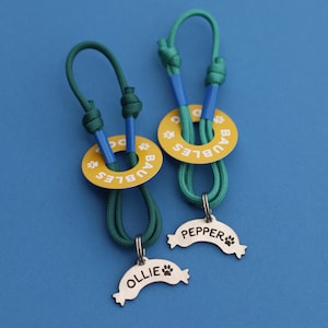 Sausage-Shaped Pet ID Tag for Dogs and Cats