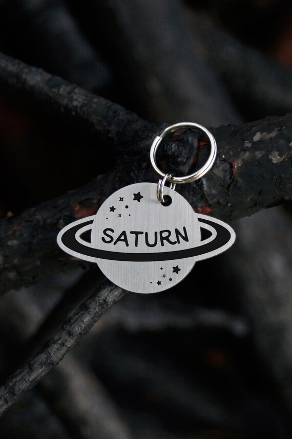 rocket shaped dog tag