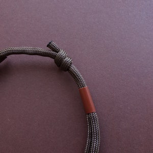 chocolate id collar - id tag paracord collar for dog - rope dog collar - custom dog collar