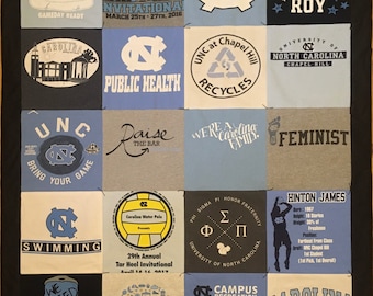 Manta conmemorativa hecha a medida con camiseta - Envío gratuito