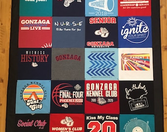 Comfy T-Shirt Blanket - Custom Made - Free Shipping