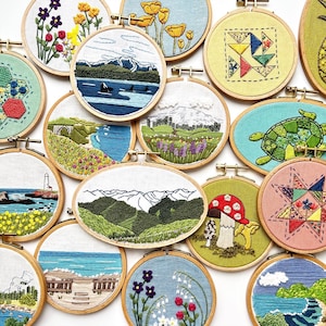 Rosanna Diggs Embroidery Designs.  Complete Kits and PDFs available.
