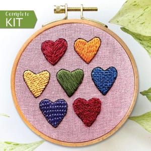 I Heart Stitching Beginner Embroidery Kit