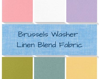 Brussels Washer Linen Blend Fabric Robert Kaufman