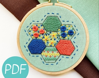 The Fungis: Beginner Embroidery Kit – Rosanna Diggs Embroidery