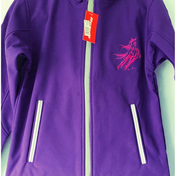 Personalised Horse Riding Softshell Jacket