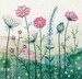 Floral Embroidery Kit - 'Summer Hedgerow' -  Materials Included - Modern Hand Embroidery with Printed Fabric 