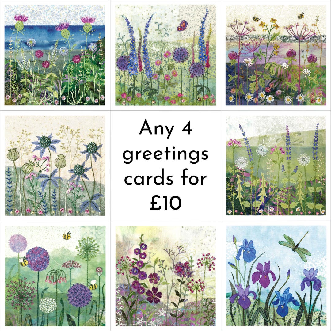 Greeting Cards, Set of 4, Choose Your Own, Blank Inside, Non Foiled - Etsy