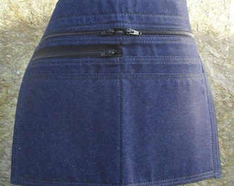 Dark Denim Market Trader Money Pocket / Vendor Money Apron. Showmans. Teacher apron. Item No. LDC0602