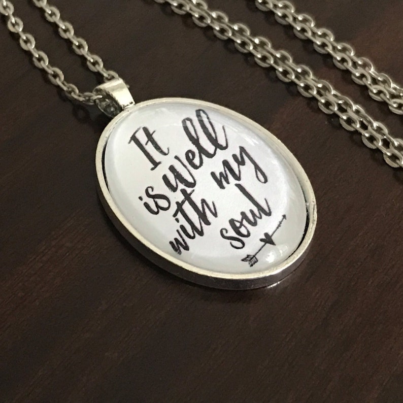 it is well with my soul necklace