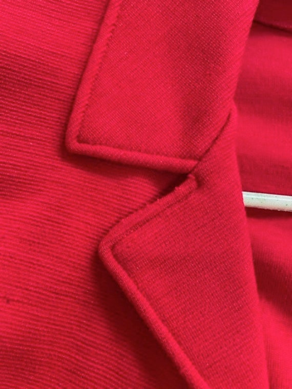 50's 60's Women's Jacket Red Sz M - image 6