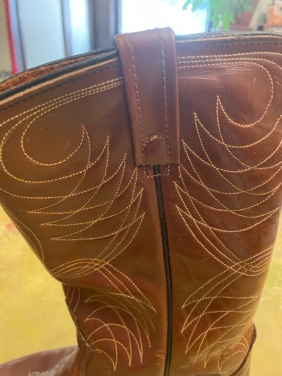 Men's Fall Cowboy Boots Sz 9D - image 5