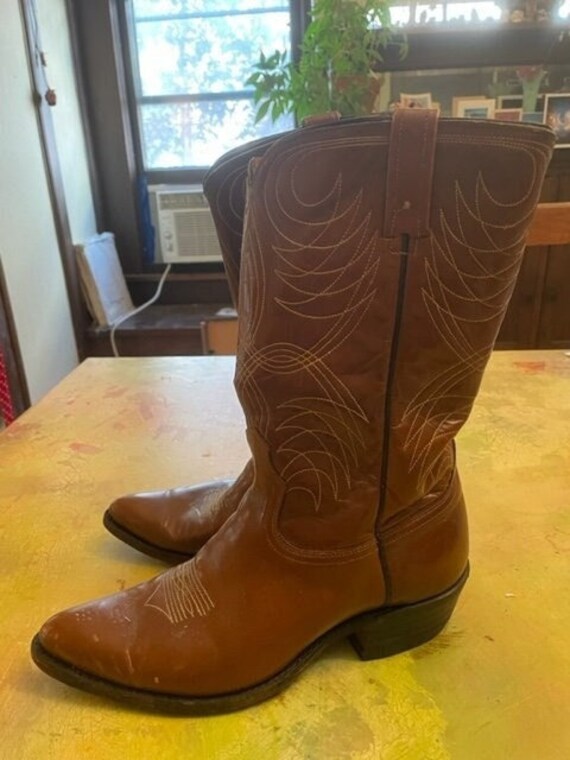 Men's Fall Cowboy Boots Sz 9D - image 1