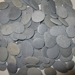 100 stones 1" to 1.5" Smooth, Flat, Crafting Stones, Project Stones, Craft Supplies,River Rock,Wishing Stones