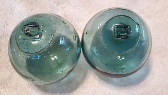 3.25wp31 Small and Large Versions, Blue Green Glass Fishing Float, Antique,  Beach Decor, Beach Cottage Decor, Sea Glass, Home and Garden -  Canada
