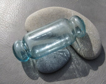 Flotador de pesca de vidrio de 5,75 a 6 pulgadas, coleccionable, antiguo, decoración náutica, decoración de playa, decoración de cabañas de playa, vidrio marino, hogar y jardín