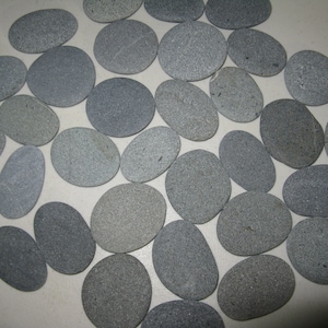 40 Smooth Stones  1 1/2" to 2"  Wedding Stones, Guest book, Oval, Beach Rocks, Project Stones,Wishing Stones, Wedding Decor