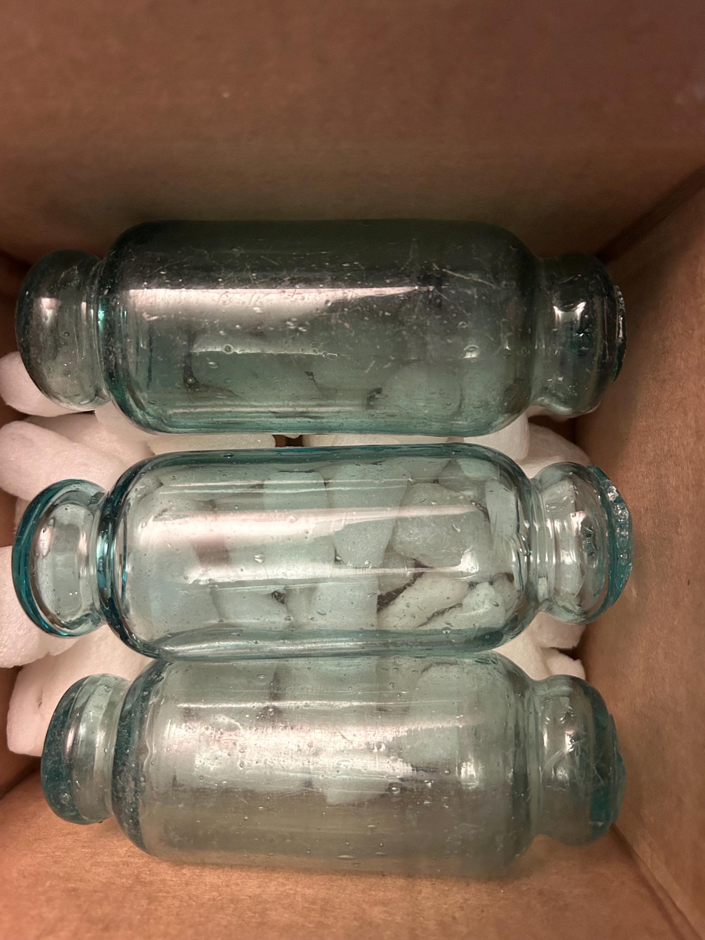 Glass Roller Floats, Set of 3, Japanese, Collectable