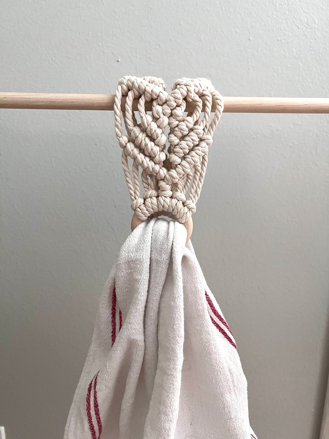 Macrame Towel Holder Etsy