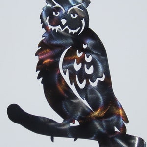 Metal Art Owl