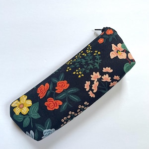 Rifle Paper Co Zipper Pouch, Rifle Paper Pencil Pouch, Bridesmaid Gift, Graduation Gift, Floral Zipper Pouch
