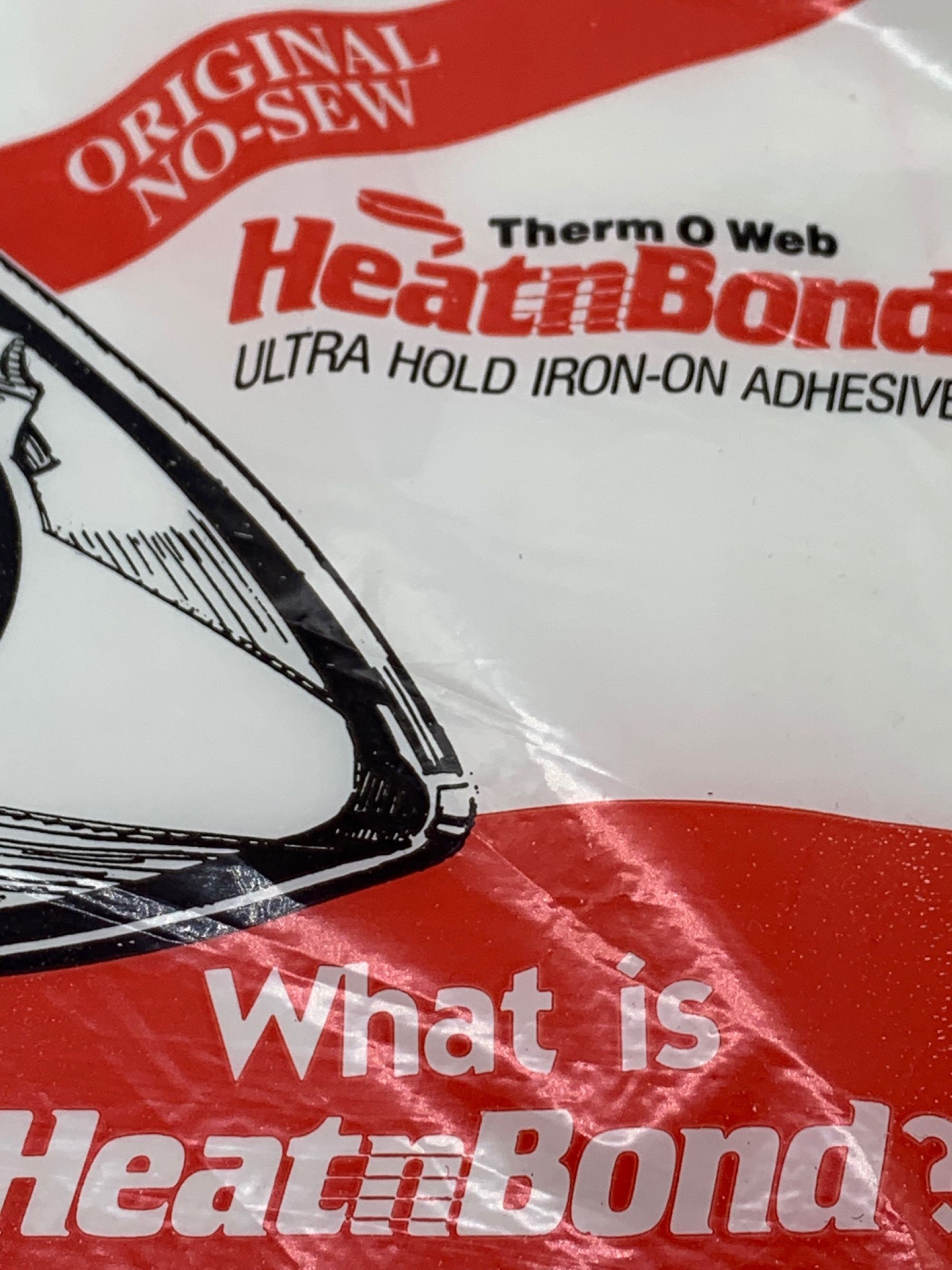 Therm-o-web HeatnBond Ultrahold Iron-On Adhesive 1 yd No Steam