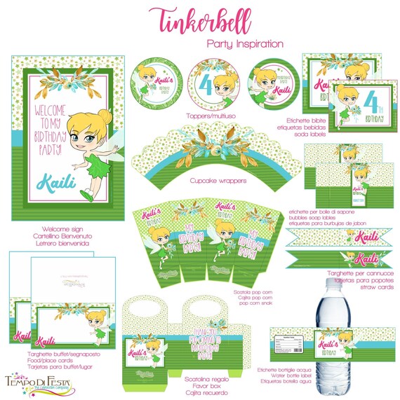 Tinkerbell party inspiration printable Il_570xn