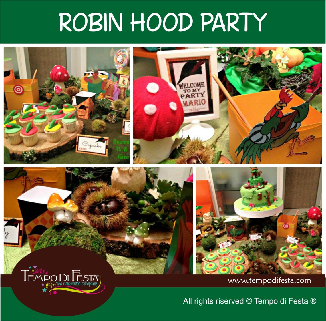 Robin Hood Printable birthday Party | Etsy