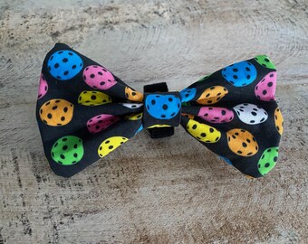 Pickleball Dog Bowtie, Pickleball Pets, Pickleball Gift