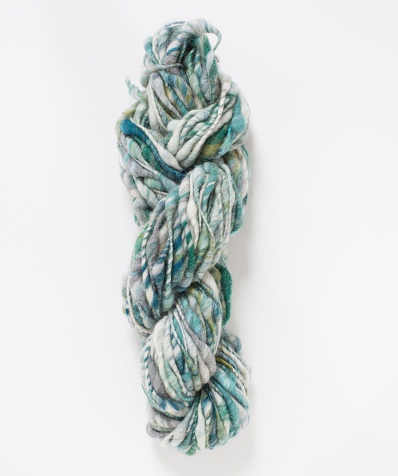 Pebble Cast Away Yarn By Knit Collage Thick And Thin Bulky Wool Yarn For Knitting Handmade Handspun One Of A Kind Pebble Cast Away Yarn By Knit Collage Thick And Thin Bulky Wool Yarn For Knitting Handmade Handspun One Of A Kind