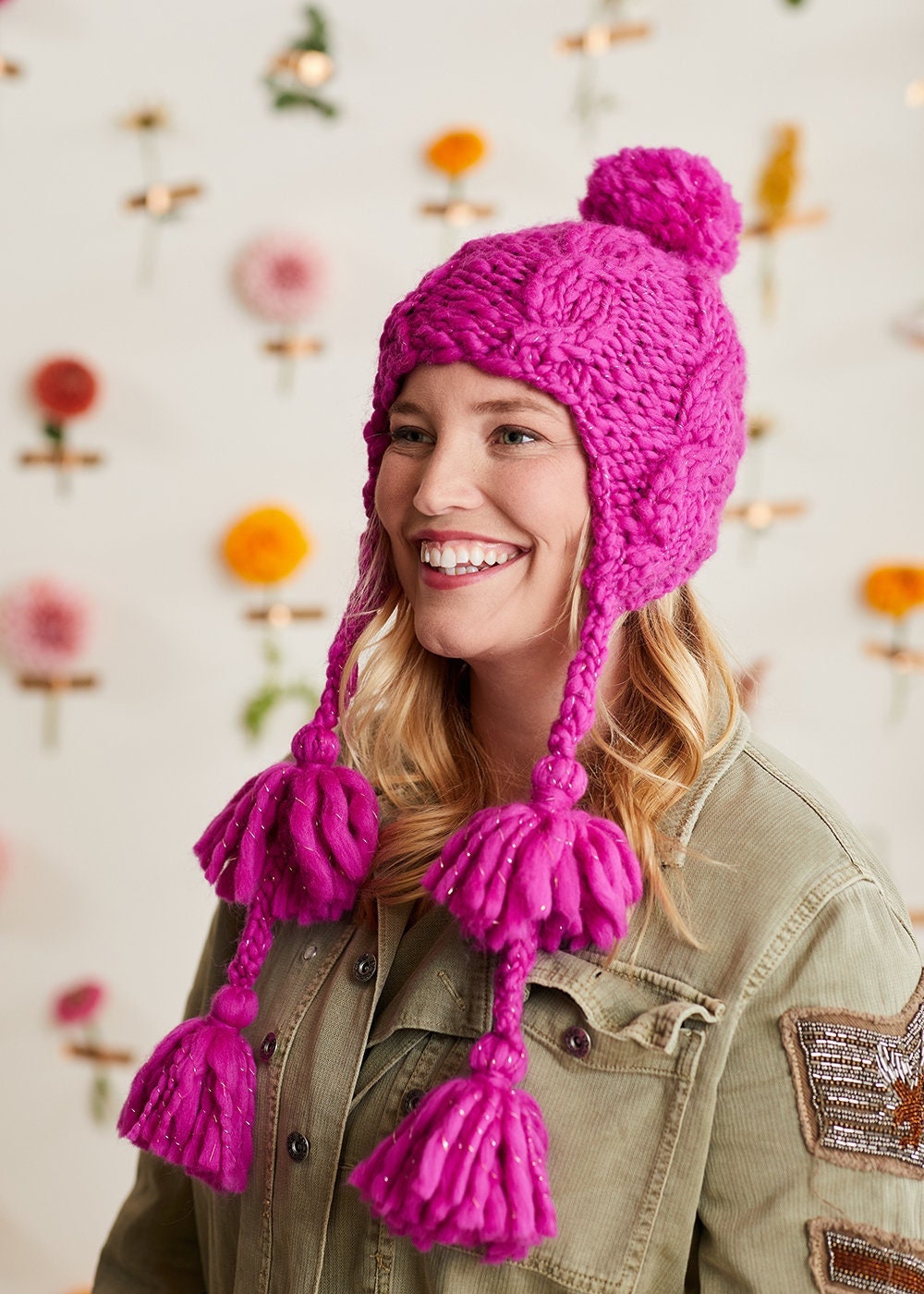 Woodlands Cable Earflap Hat Pattern Easy Knitting Patterns, Knitting