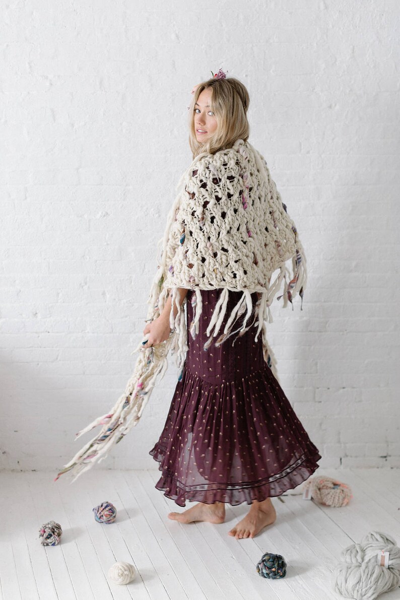 Knitting Pattern // Knit Shawl Pattern, Knitting Patterns for Women ...