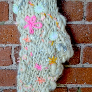 Holiday Stocking Pattern Intermediate Knitting Pattern Bulky Handspun Yarn Stocking Pattern image 5