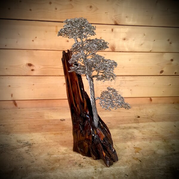 Wire Tree Art by Mike Woody Etsy
