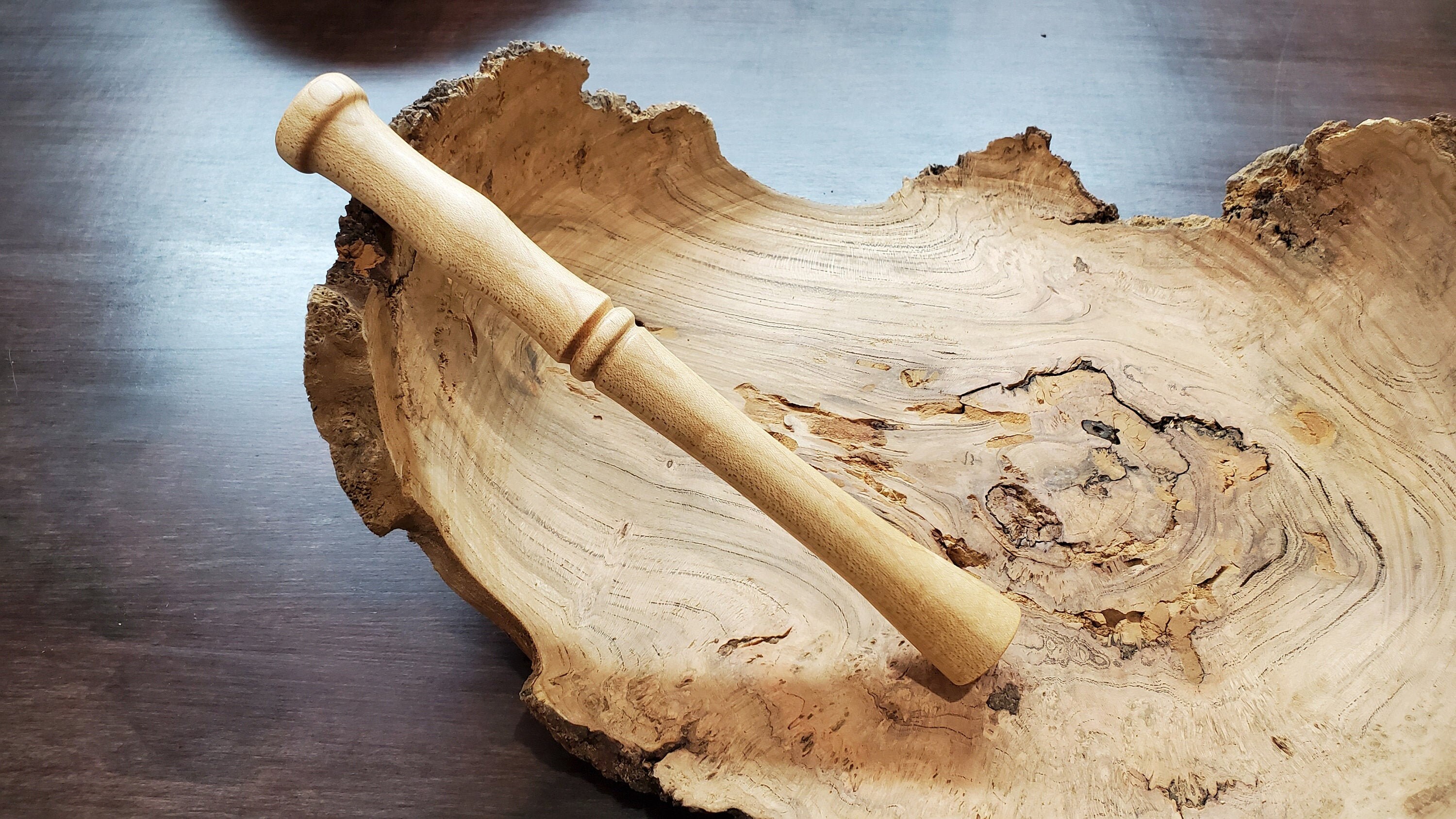 Hand Turned Wooden Muddler Maple Etsy