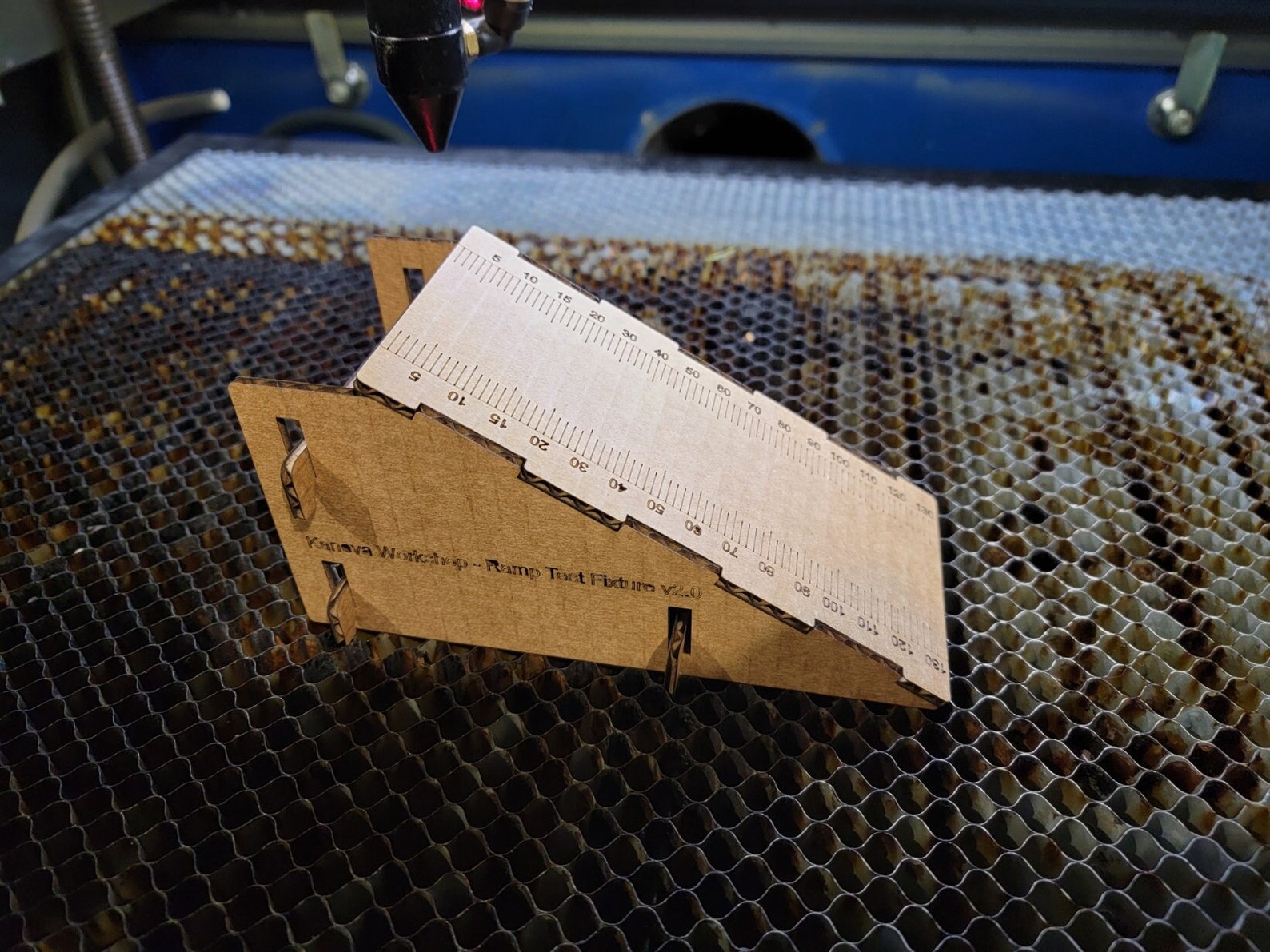 Cutter Ramps Laser Cutter Engraver Ramp Test Fixture - Digital File - Any Material 3 ...