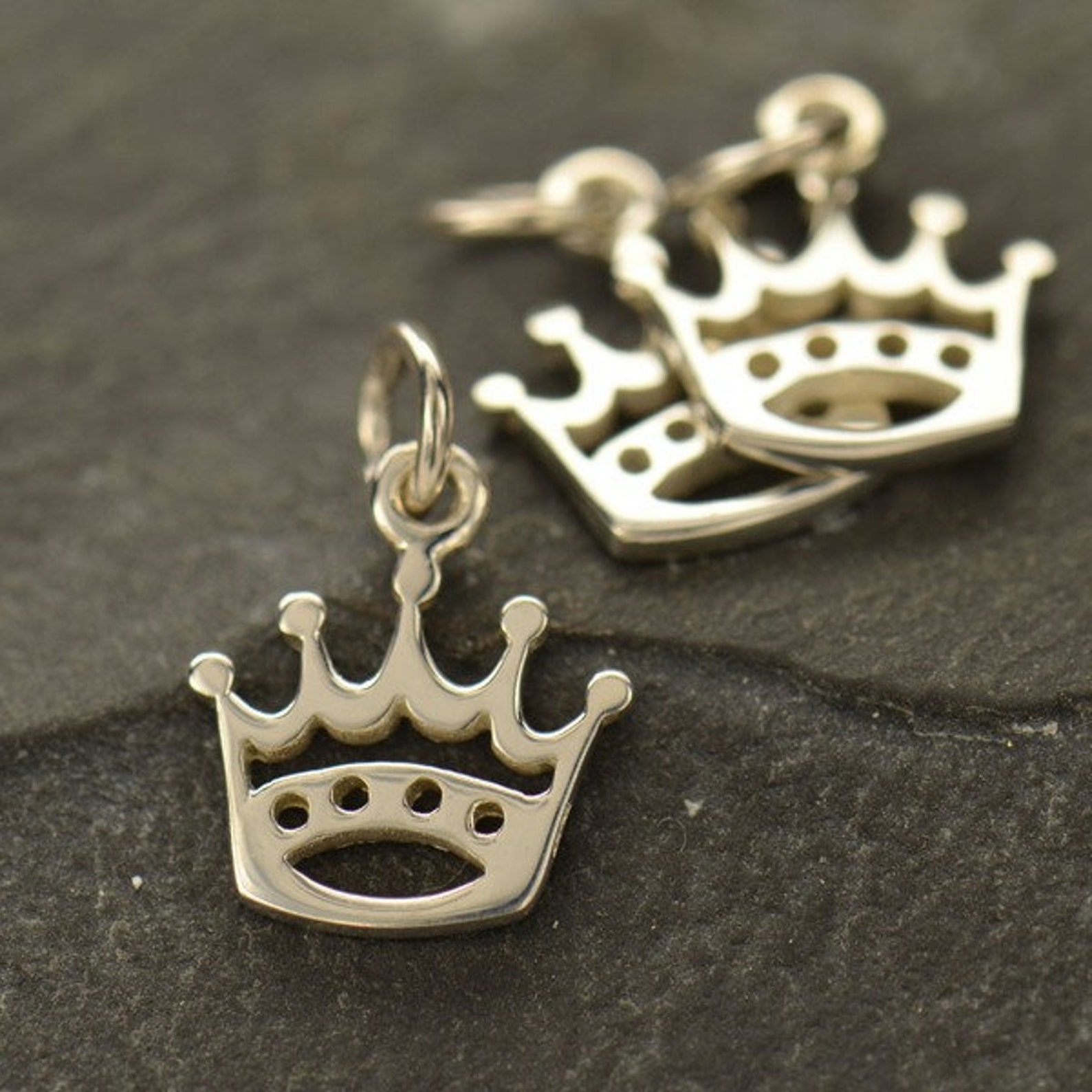 Sterling Silver Crown Charm-princess-queen  Etsy