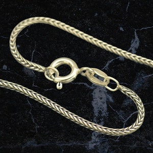 Sterling Silver 18 Inch Chain - Round Fox Tail Chain