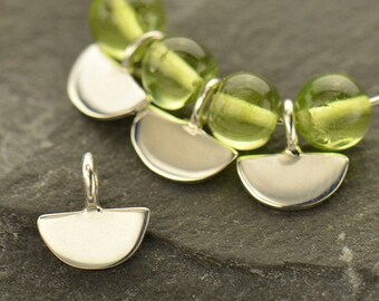 Sterling Silver Tiny Scallop Dangle