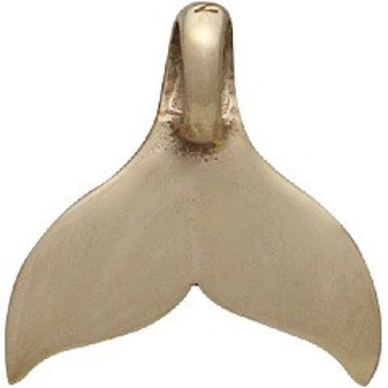 Beach Pendant Beach Charm Ocean Charm Sea Life Charm Natural Bronze Whale Charm Whale Tail Charm Whale Tail Pendant