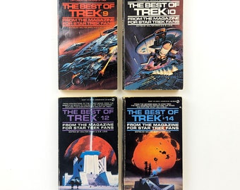 Vintage Star Trek Books Bundle (9, 10, 12, 14)
